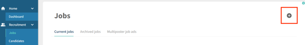 Easily create a new job in your ATS :Essentials 