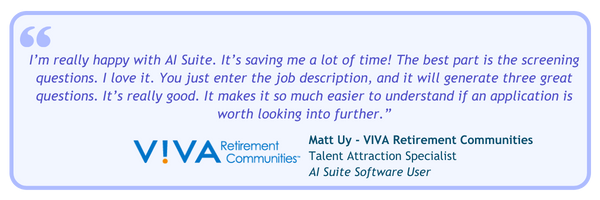 Matt UY - Viva Retirement Communities AI Suite Testimonials